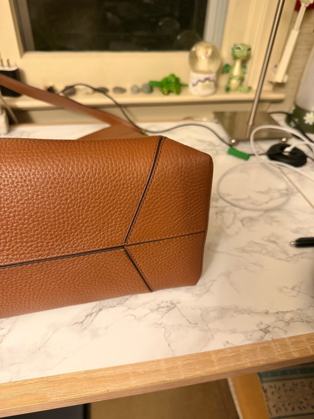Brown Leather Hobo Shoulder Bag Aspinal of London - Picture 8 of 12